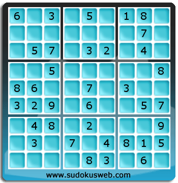 Nivel Facil de Sudoku