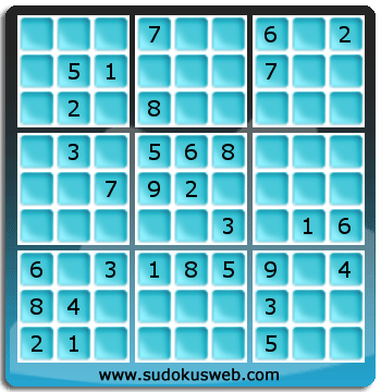 Sudoku von mittelmässiger höhe