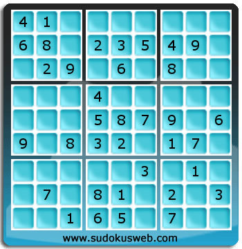 Sudoku von einfacher höhe