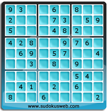 Sudoku von einfacher höhe