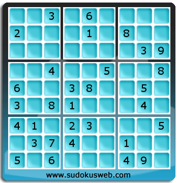 Sudoku von mittelmässiger höhe