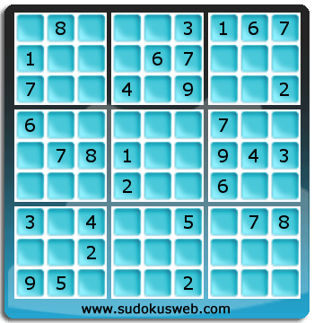 Sudoku von mittelmässiger höhe