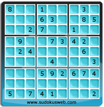 Sudoku von mittelmässiger höhe