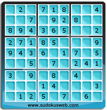 Sudoku de Nivell Molt Fàcil Sudoku de Nivell Molt Fàcil