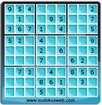 Sudoku von einfacher höhe