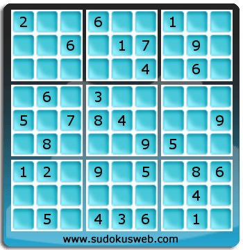 Sudoku von mittelmässiger höhe