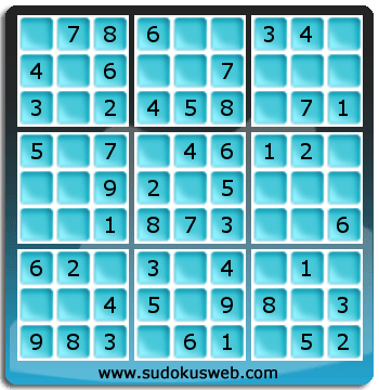 Sudoku de Nivell Molt Fàcil