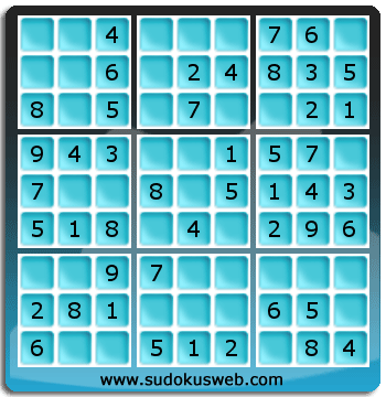 Sudoku von sehr einfacher höhe