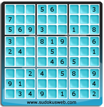 Sudoku von einfacher höhe