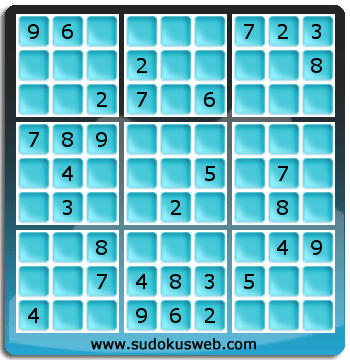 Sudoku von mittelmässiger höhe