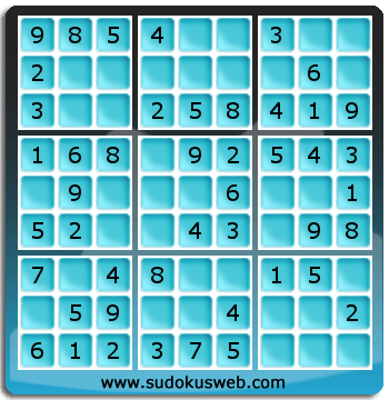 Sudoku de Nivel Muy Fácil