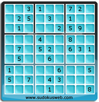 Sudoku von mittelmässiger höhe