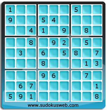 Sudoku von mittelmässiger höhe