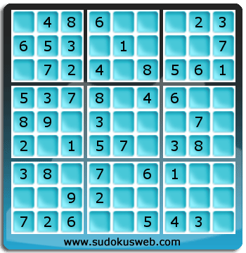 Sudoku de Niveau Très Facile