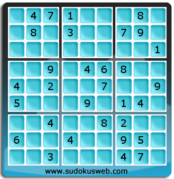 Sudoku von mittelmässiger höhe