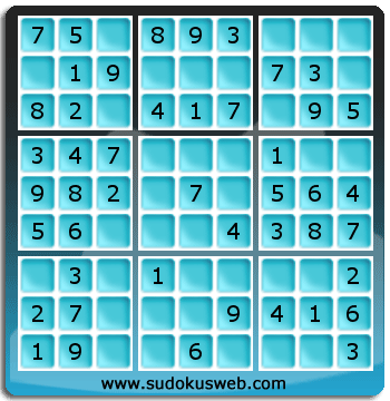 Sudoku de Nivell Molt Fàcil Sudoku de Nivell Molt Fàcil