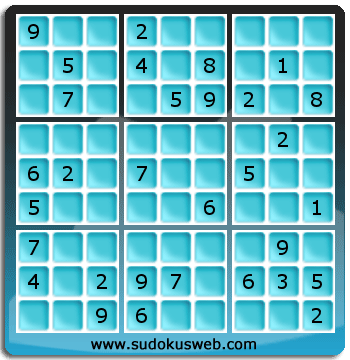 Sudoku von mittelmässiger höhe