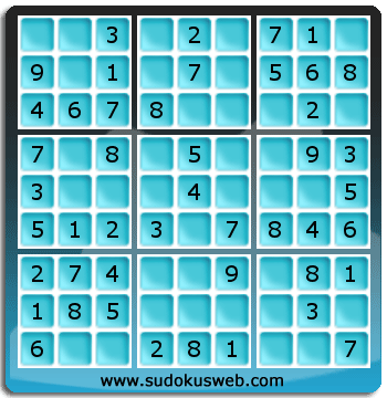 Sudoku von sehr einfacher höhe