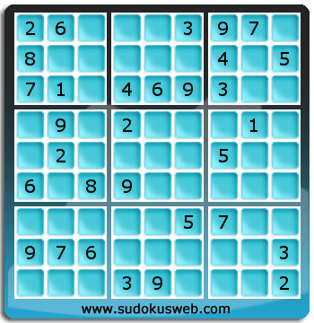 Sudoku von mittelmässiger höhe