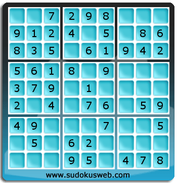 Sudoku von sehr einfacher höhe