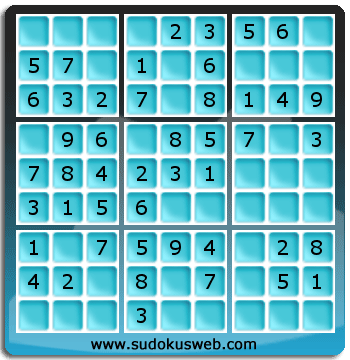 Nivel Muito Facil de Sudoku Nivel Muito Facil de Sudoku