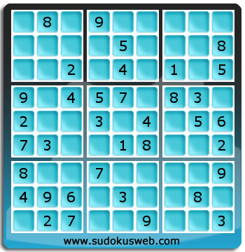 Nivel Facil de Sudoku Nivel Facil de Sudoku