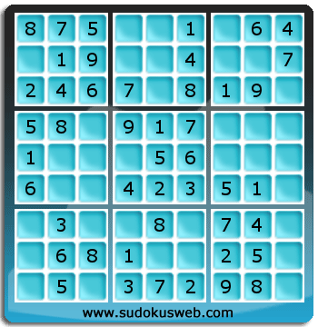 Sudoku von sehr einfacher höhe