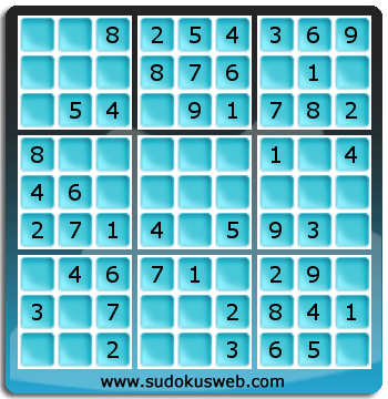 Sudoku de Nivell Molt Fàcil Sudoku de Nivell Molt Fàcil