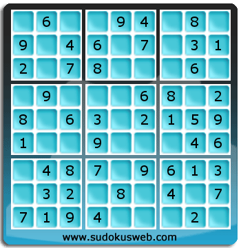 Sudoku de Niveau Très Facile Sudoku de Niveau Très Facile