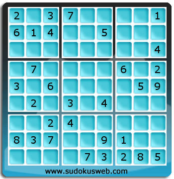 Sudoku von mittelmässiger höhe