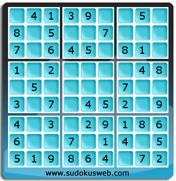 Sudoku von sehr einfacher höhe