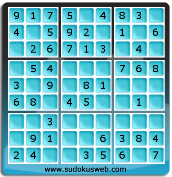 Sudoku de Niveau Très Facile