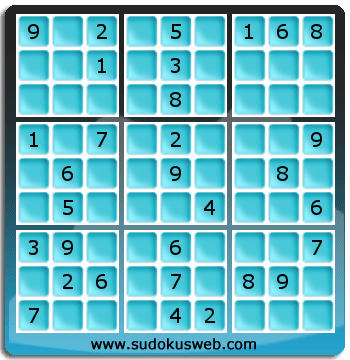 Sudoku von mittelmässiger höhe