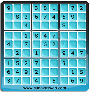 Sudoku de Nivel Muy Fácil