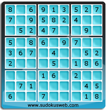Nivel Muito Facil de Sudoku Nivel Muito Facil de Sudoku