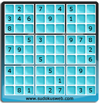 Sudoku von mittelmässiger höhe