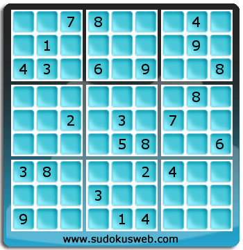 Nivel Dificil de Sudoku Nivel Dificil de Sudoku