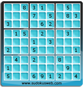 Sudoku von mittelmässiger höhe