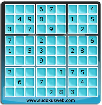 Sudoku von mittelmässiger höhe