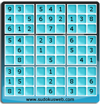 Sudoku de Nivell Molt Fàcil Sudoku de Nivell Molt Fàcil
