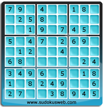 Sudoku de Niveau Très Facile