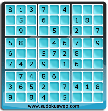 Sudoku de Niveau Très Facile