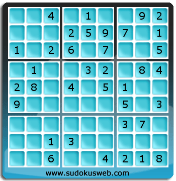 Sudoku von einfacher höhe