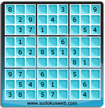 Sudoku de Nivel Fácil Sudoku de Nivel Fácil