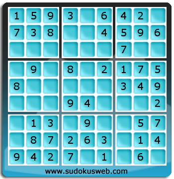 Sudoku de Nivell Molt Fàcil Sudoku de Nivell Molt Fàcil
