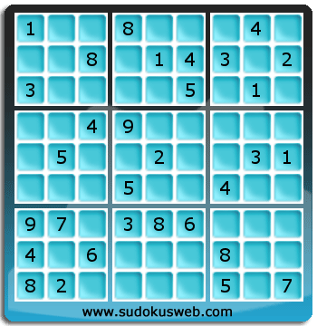 Sudoku von mittelmässiger höhe