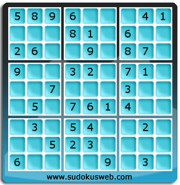Nivel Facil de Sudoku Nivel Facil de Sudoku