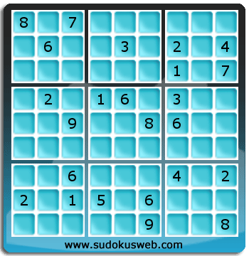 Nivel Dificil de Sudoku Nivel Dificil de Sudoku