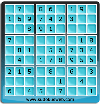 Sudoku von sehr einfacher höhe