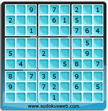 Sudoku von mittelmässiger höhe